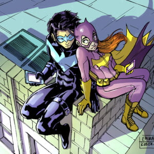 Batgirl and Nightwing
